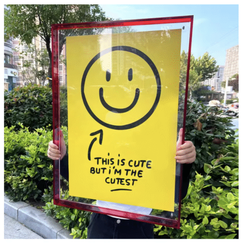 Moldura Acrílica Oca Colorida – Porta-Foto ou Arte Flutuante com Estilo Moderno